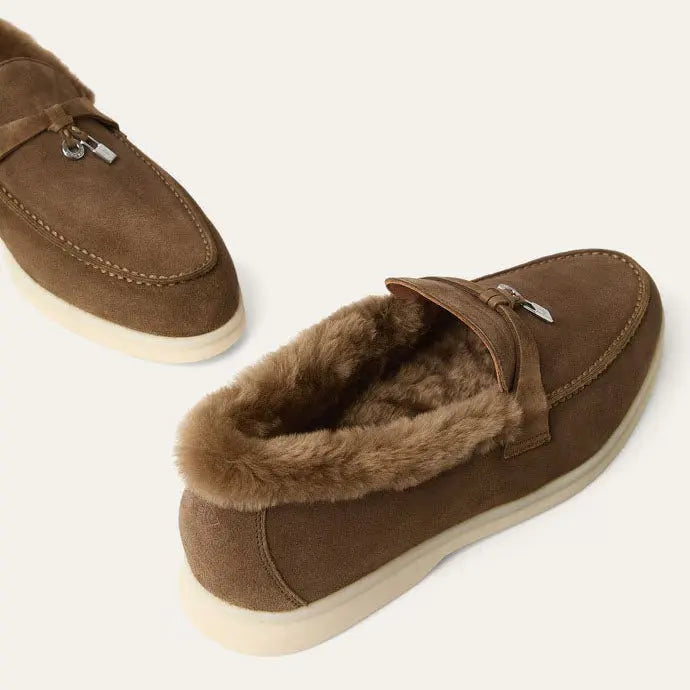 Women's Moorland Suede Summer Loafers Gilded Cadence