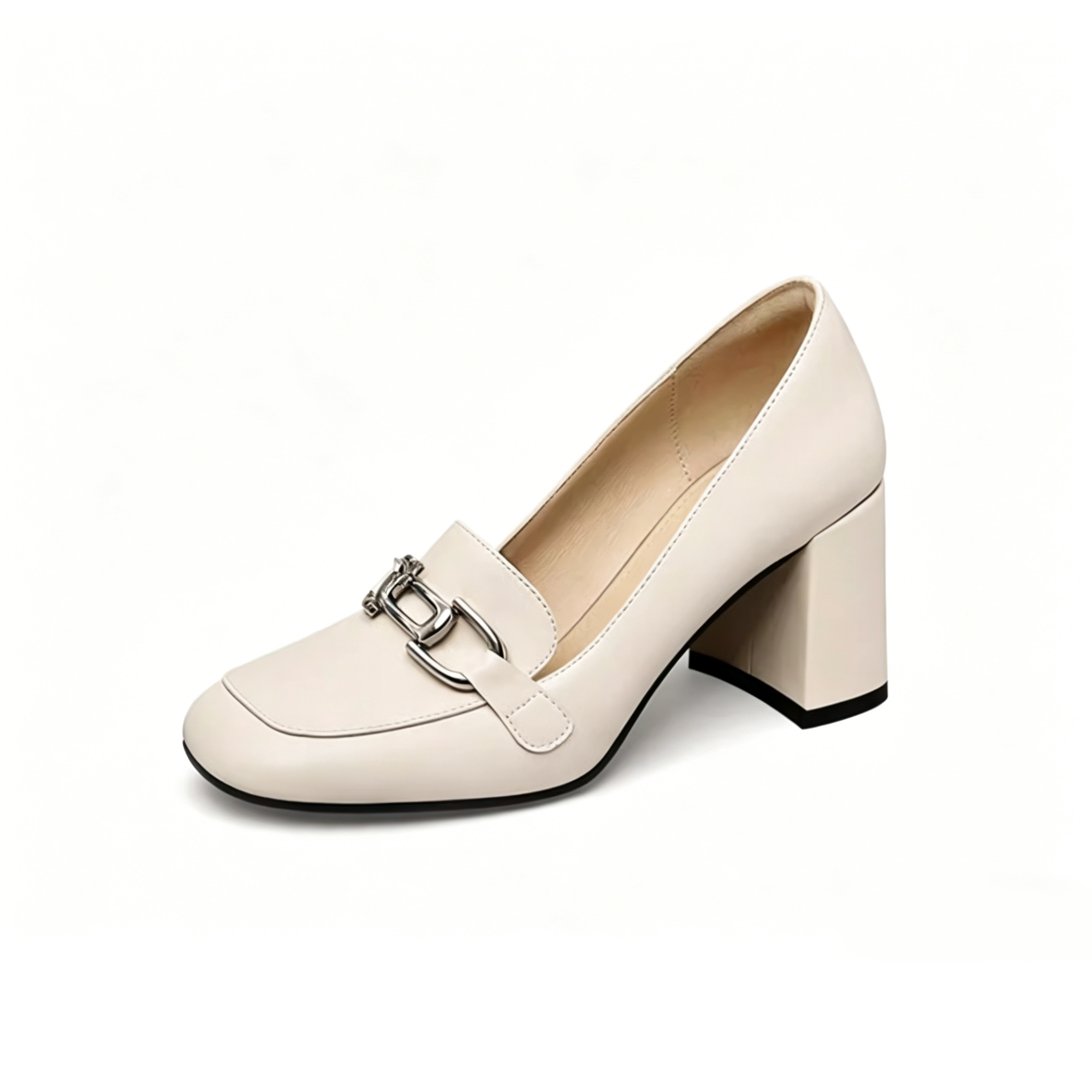 Silver Metallic Double Strap Mary Janes