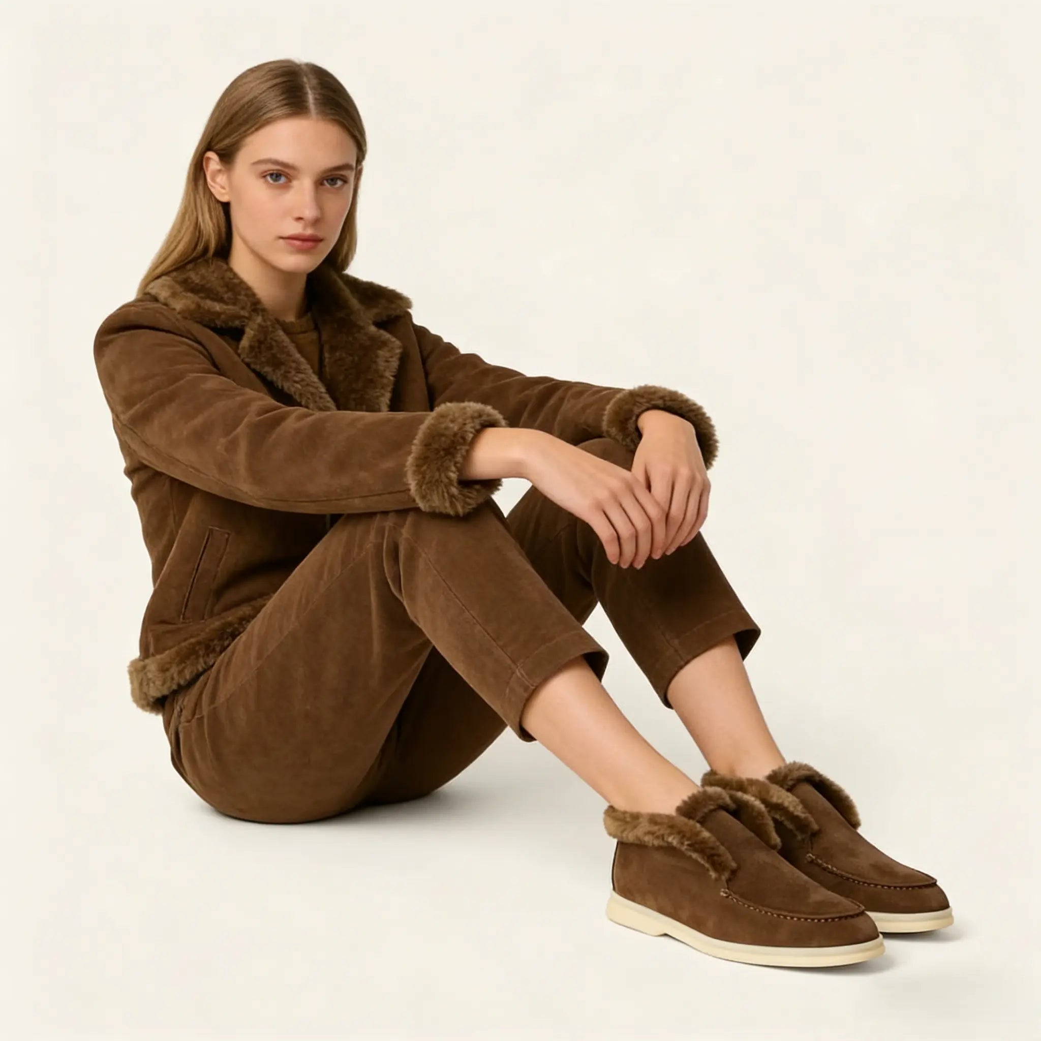 Women's Moorland Suede Open Walk Boots Gilded Cadence
