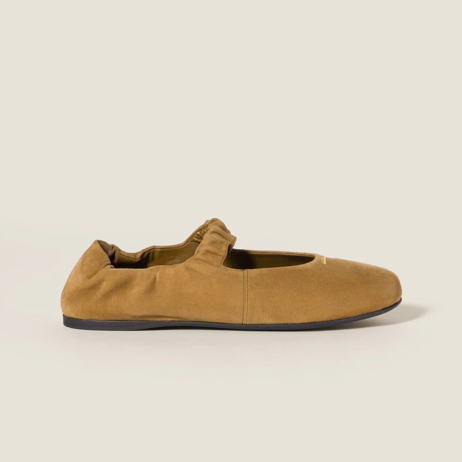 Ruches suede ballerinas Gilded Cadence