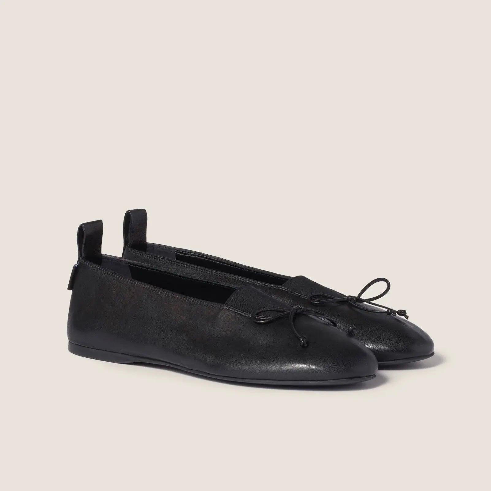 panache nappa leather ballerinas Gilded Cadence