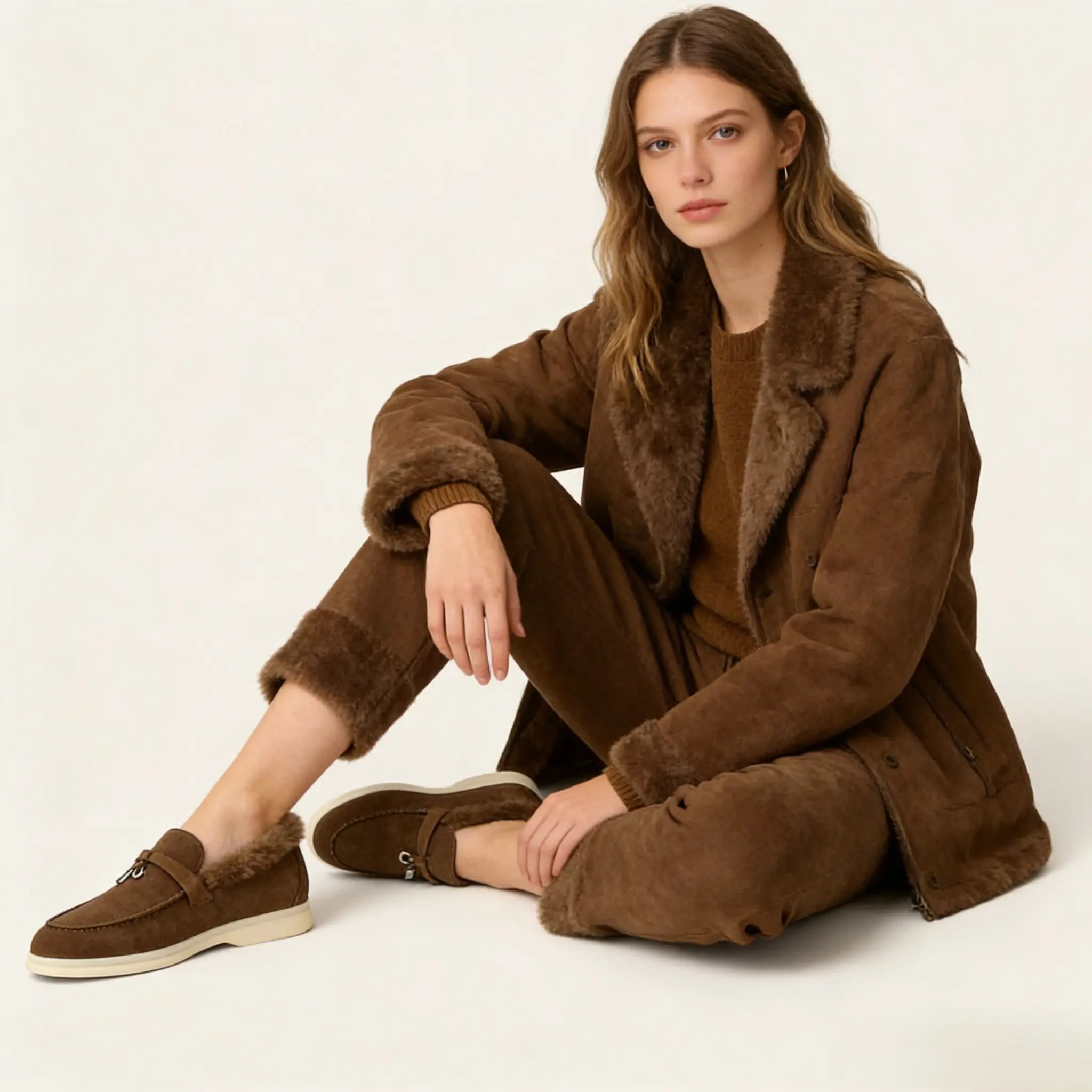 Women's Moorland Suede Summer Loafers Gilded Cadence