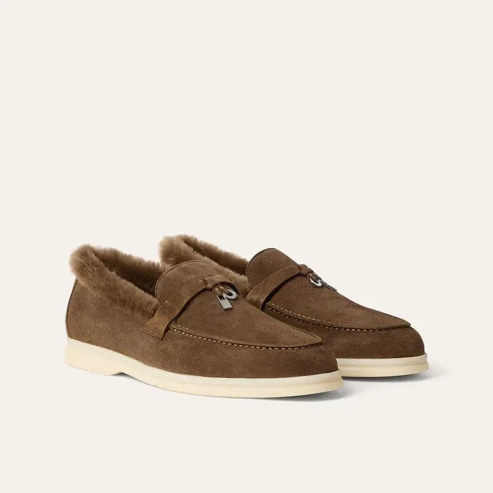 Women's Moorland Suede Summer Loafers Gilded Cadence
