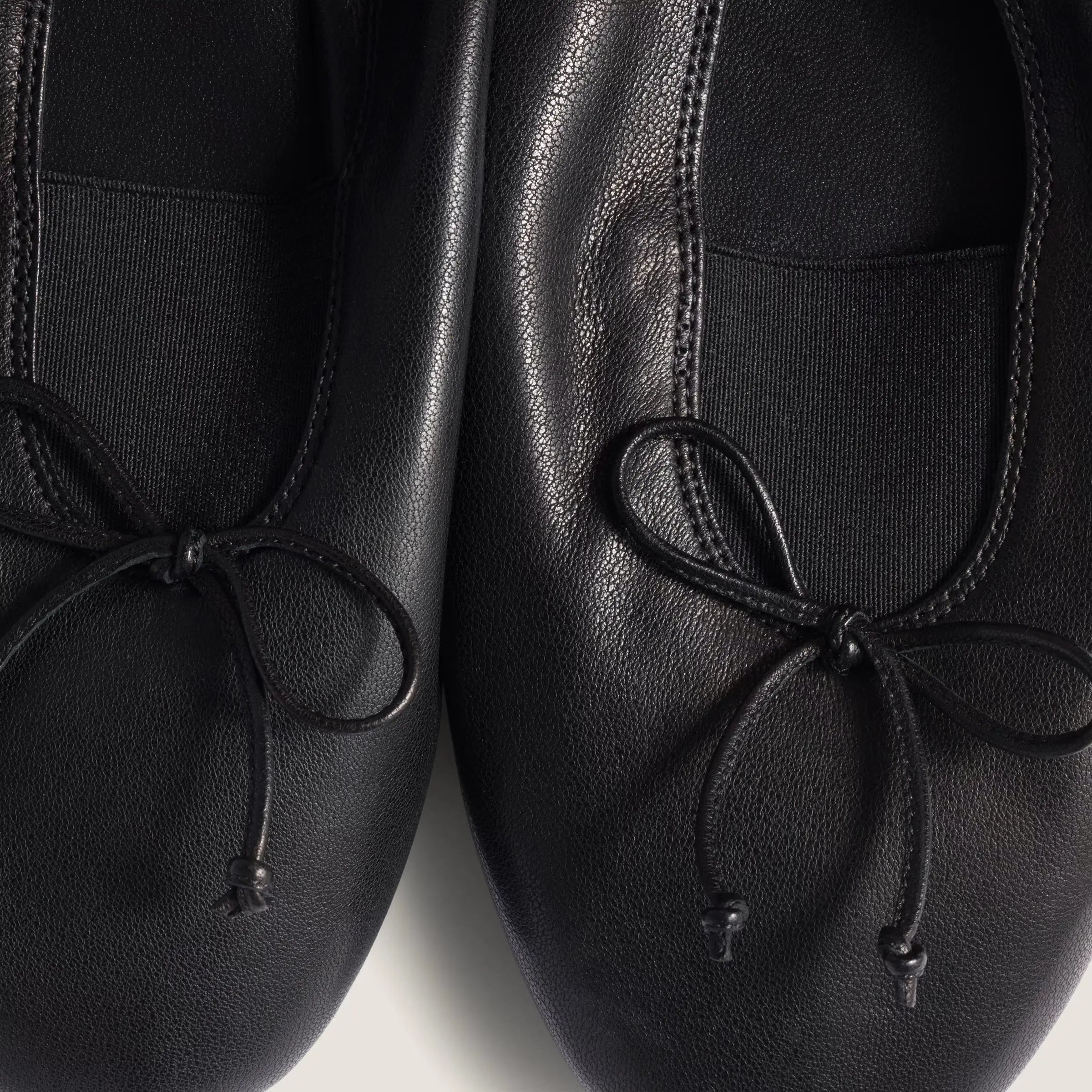 panache nappa leather ballerinas Gilded Cadence