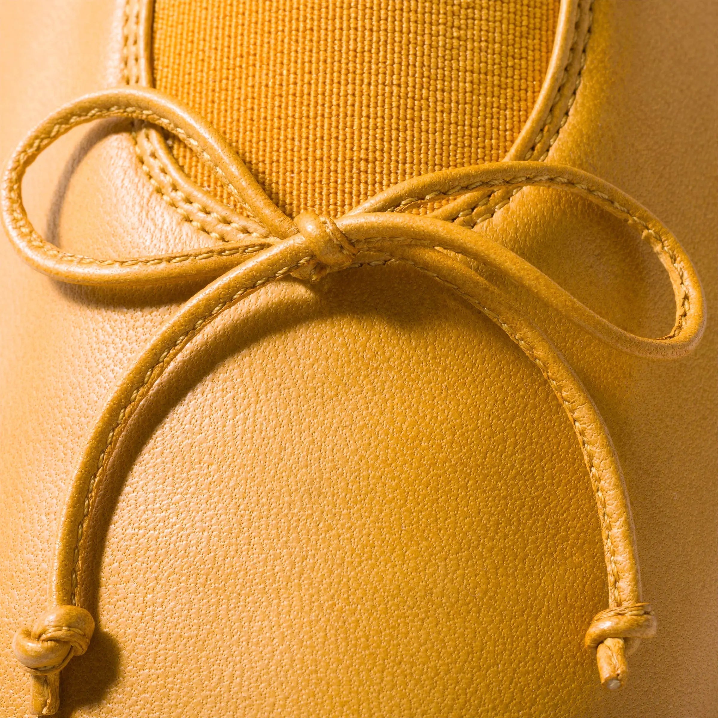 panache nappa leather ballerinas Gilded Cadence