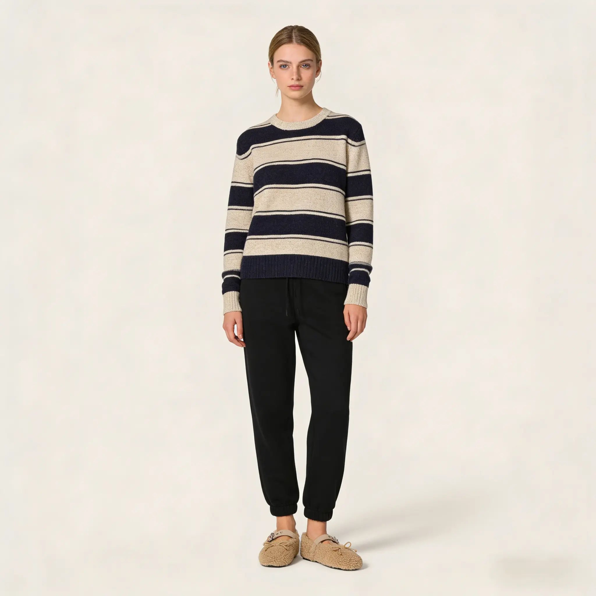 Shearling ballerinas Gilded Cadence