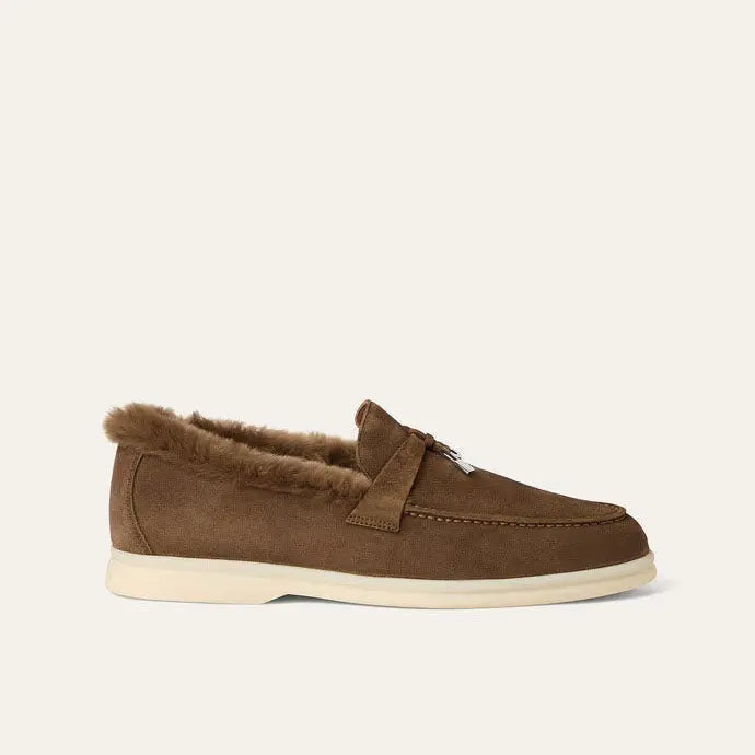Women's Moorland Suede Summer Loafers Gilded Cadence