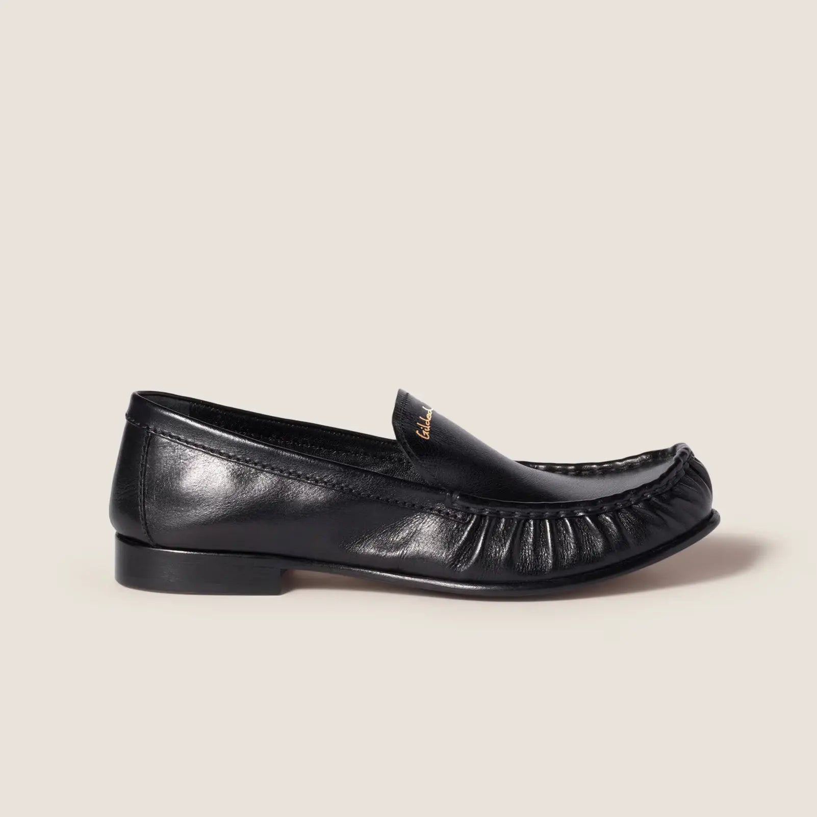 Buffalo leather loafers Gilded Cadence
