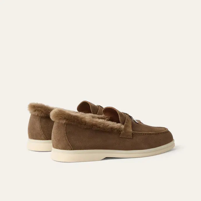 Women's Moorland Suede Summer Loafers Gilded Cadence