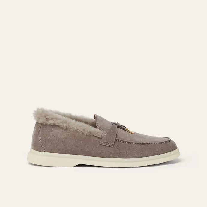 Women's Rain Drops Suede Summer Loafers Gilded Cadence