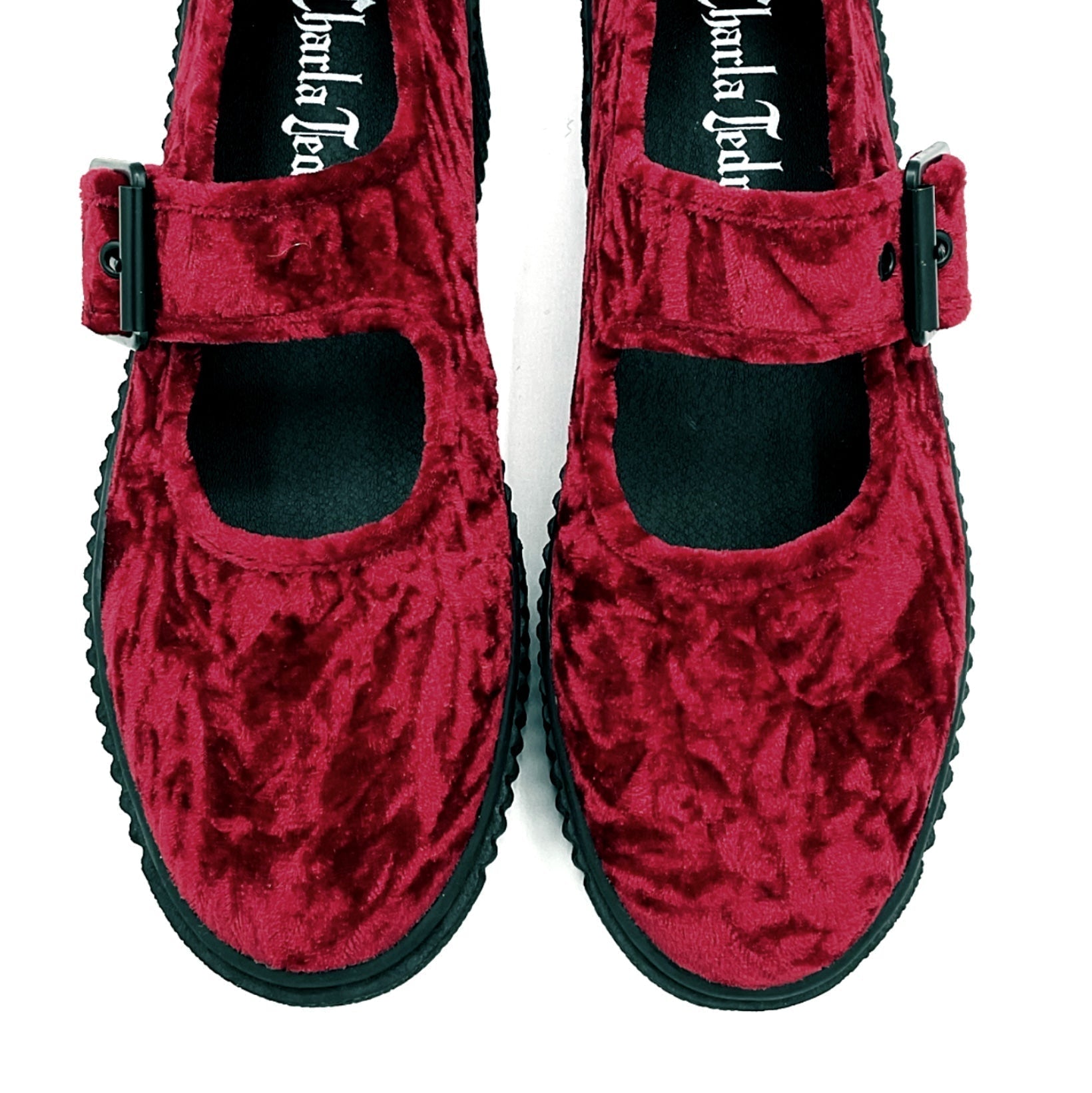 Velvet Crush Maryjane Sneaker - Oxblood