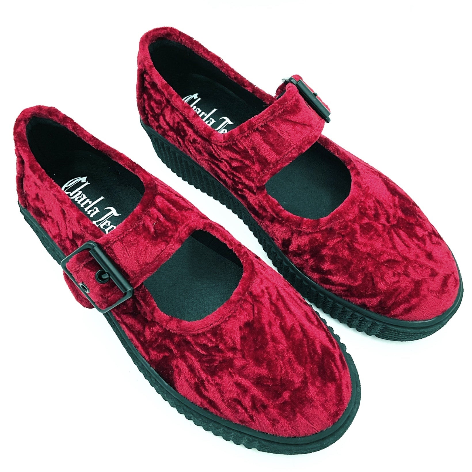 Velvet Crush Maryjane Sneaker - Oxblood