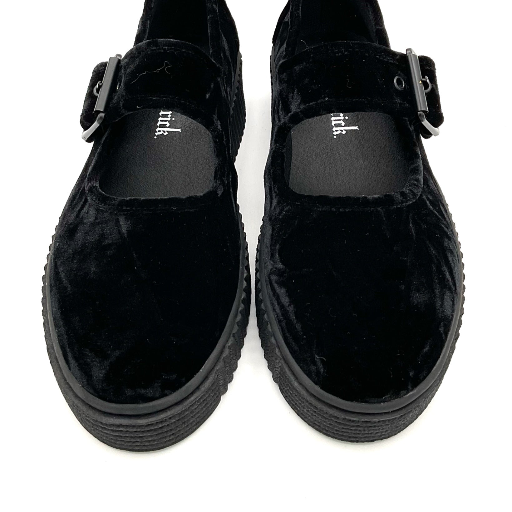 Velvet Crush Maryjane Sneaker - Black