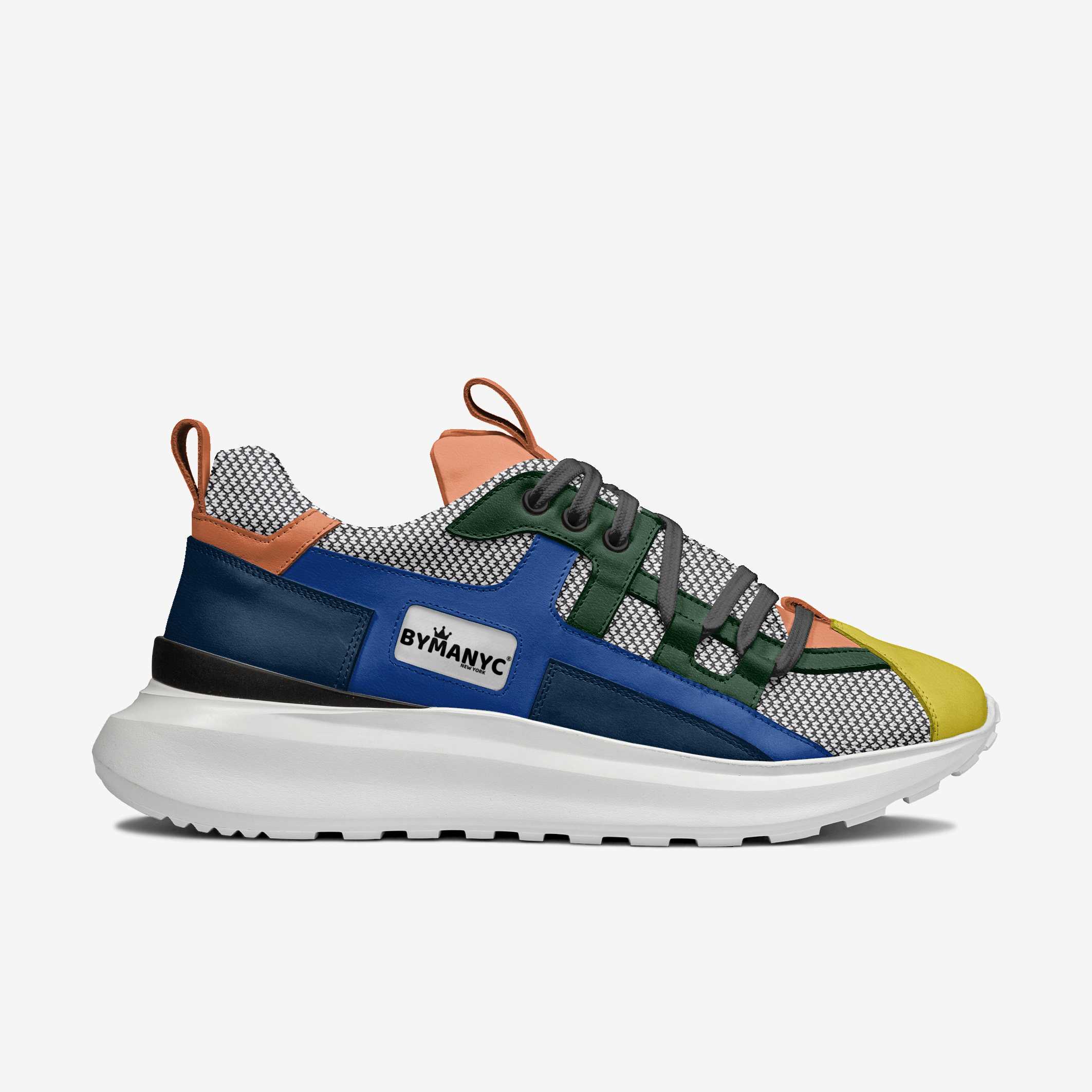 Multi-Color Technical Vegan Luxury Sneakers