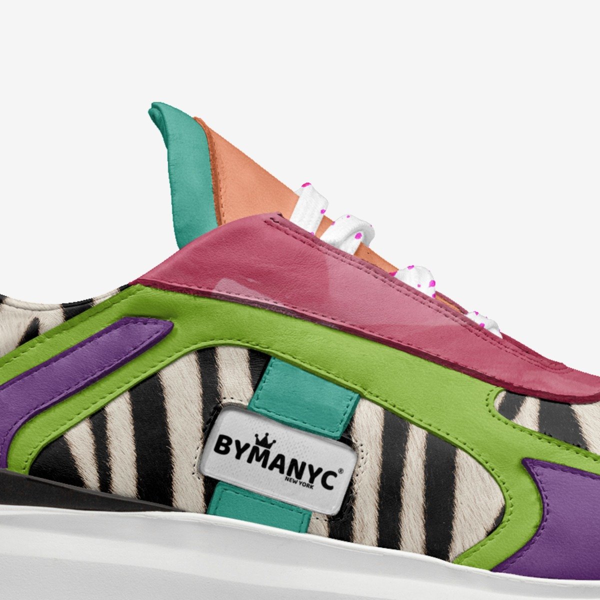 Harlem Multi-Color Zebra Vegan Sneakers