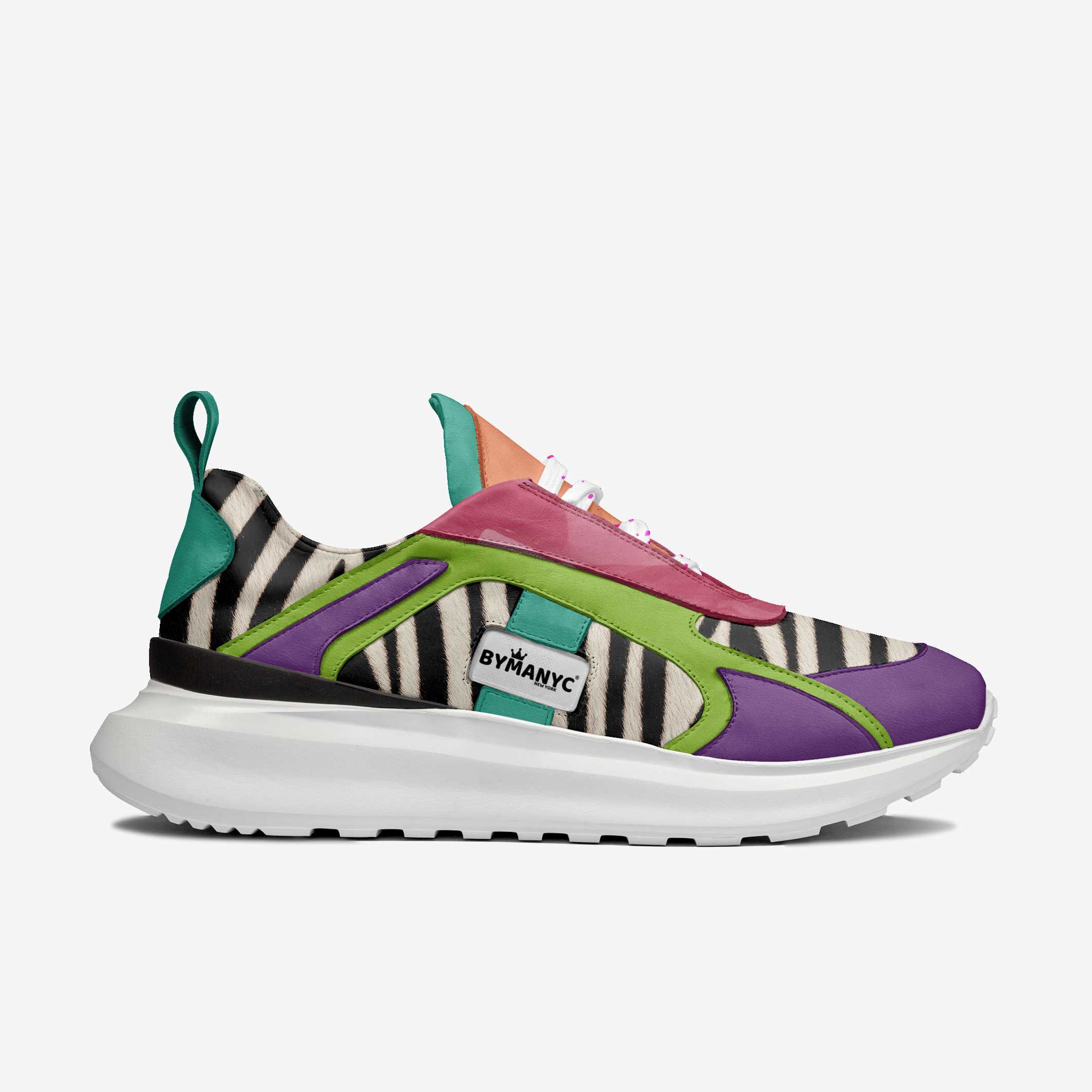Harlem Multi-Color Zebra Vegan Sneakers