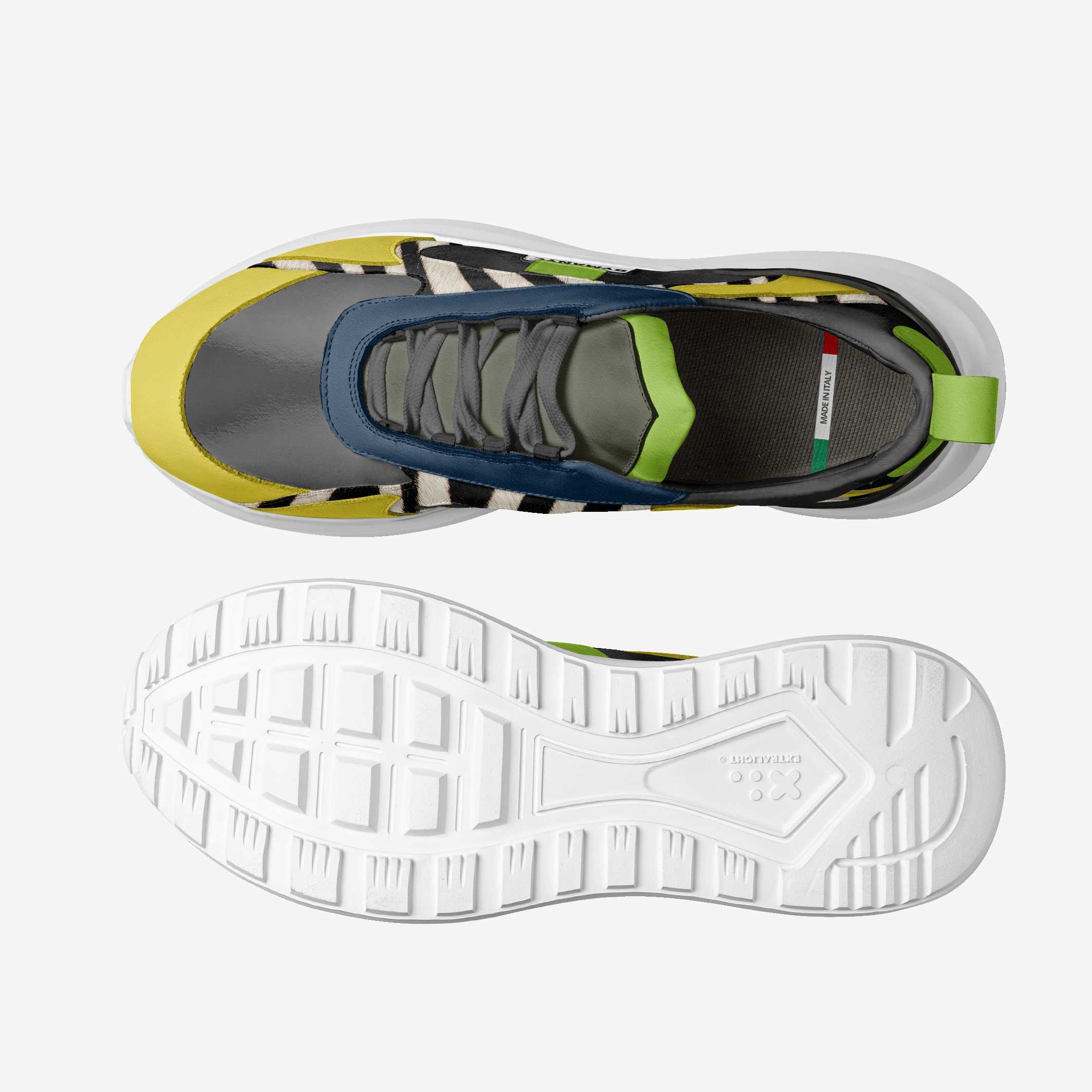 Zebra Technical Vegan Luxury Sneakers