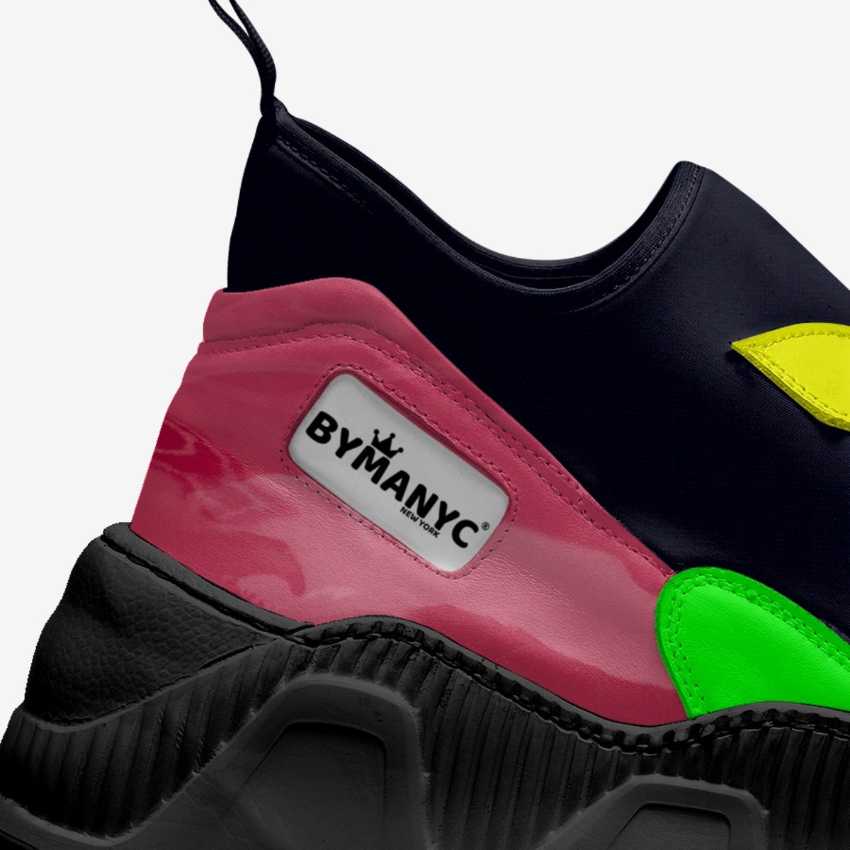 Multi-Color Vegan Chunky Sneakers