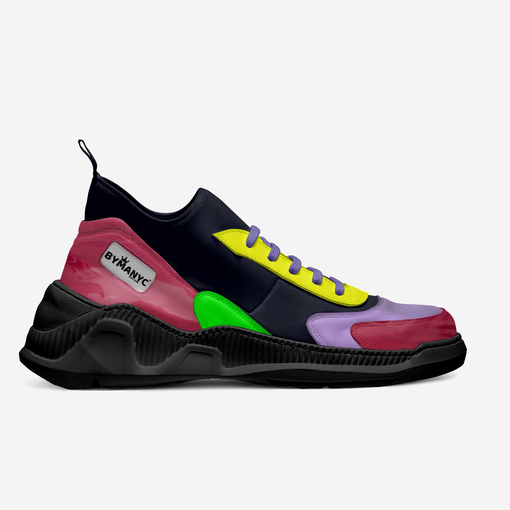 Multi-Color Vegan Chunky Sneakers