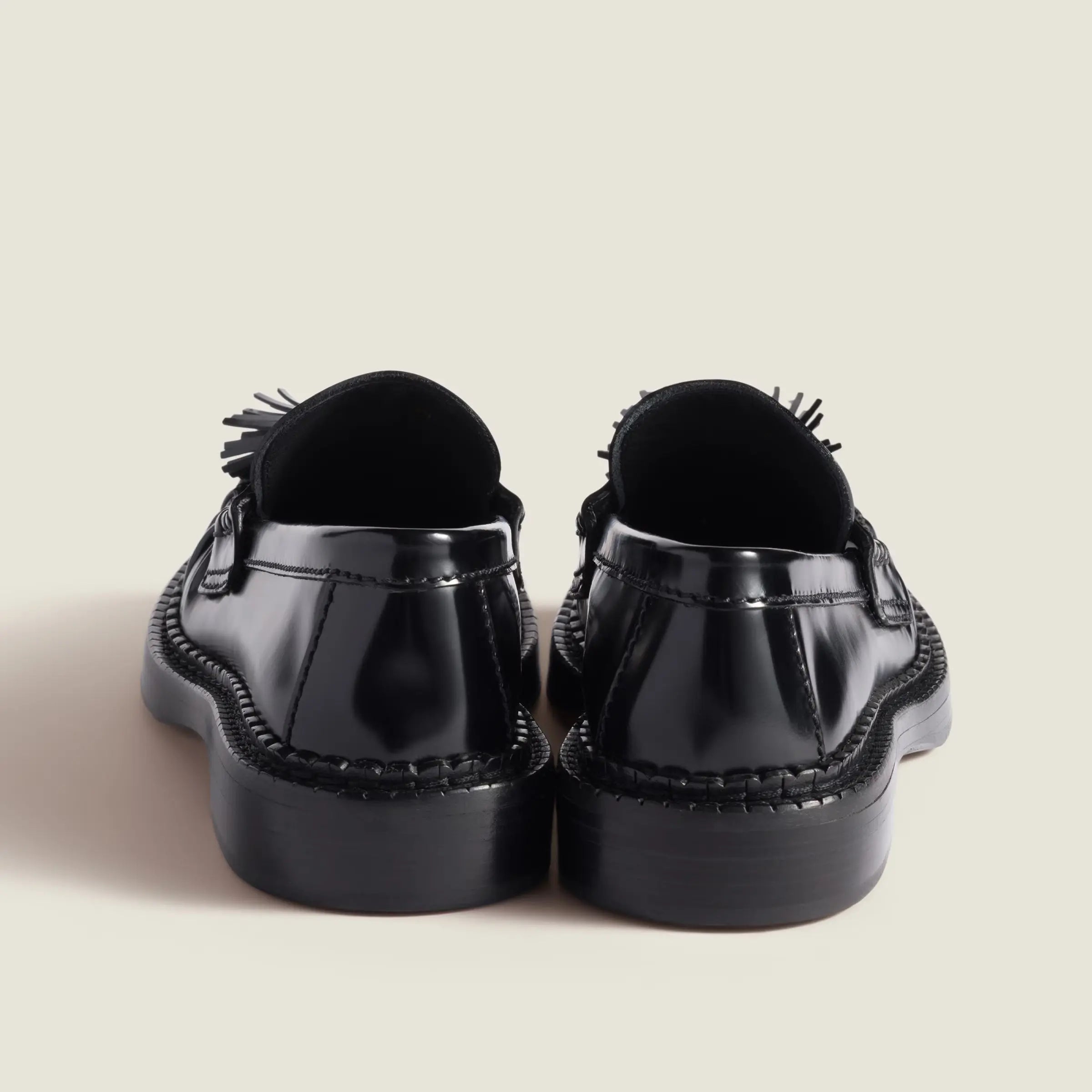 Tassel loafers in polished leather Gilded Cadence