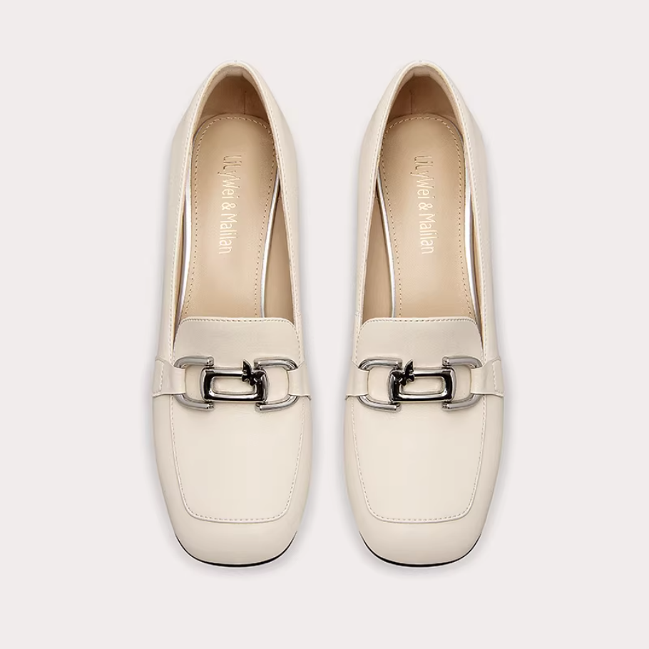 Silver Metallic Double Strap Mary Janes