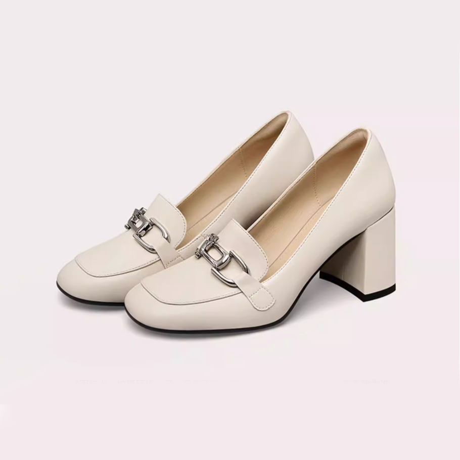 Silver Metallic Double Strap Mary Janes