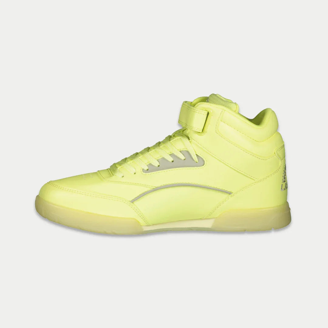 LA Gear Women¡¯s Flame Hightop | Neon Yellow Glow