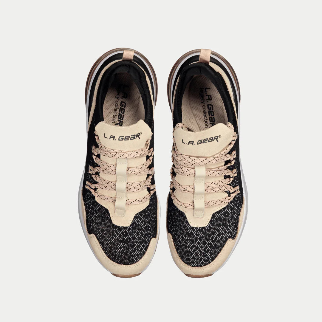 LA Gear Women¡¯s Runyon Lowtop | Black x Pink