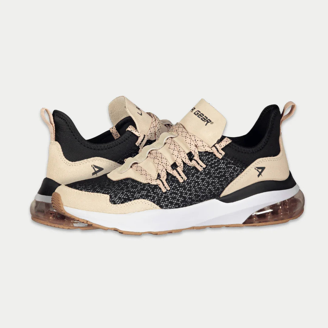 LA Gear Women¡¯s Runyon Lowtop | Black x Pink