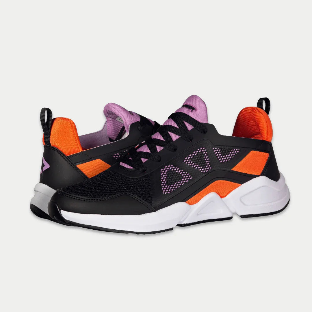 LA Gear Women¡¯s Tarzana Lowtop | Black x Orange