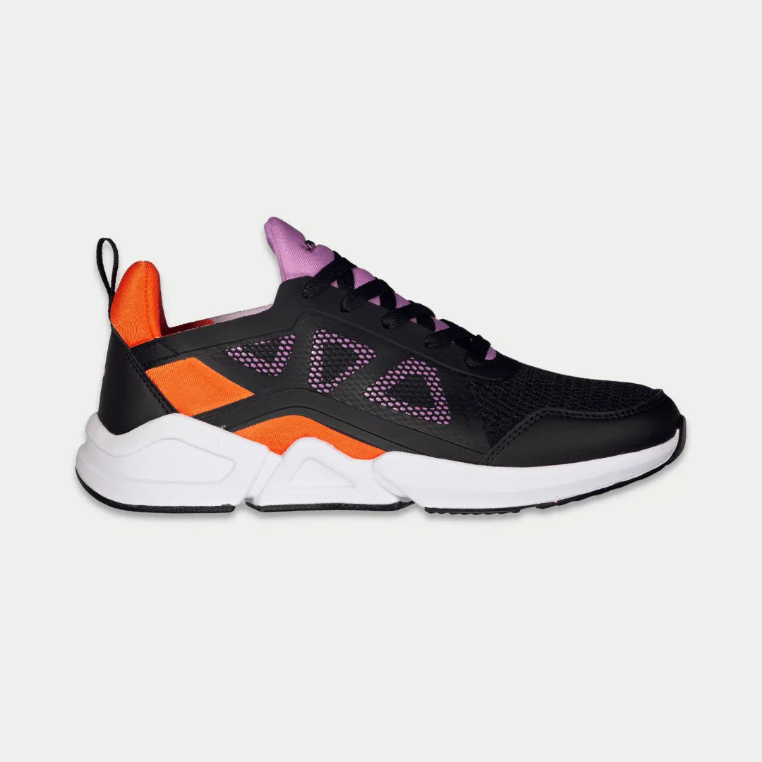 LA Gear Women¡¯s Tarzana Lowtop | Black x Orange